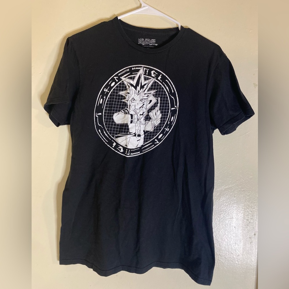 Vintage 1996 yugioh anime promo card shirt m yu gi oh  100% cotton
